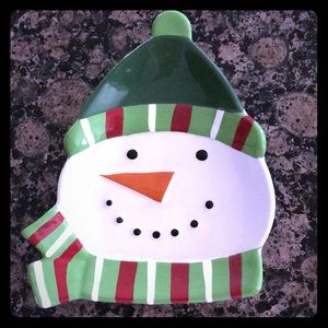 Home Accents Snowman Plate